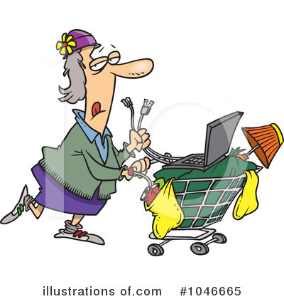 Royalty-Free (RF) Homeless Clipart Illustration by toonaday - Stock Sample #1046665