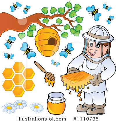 Honeycombs Clipart #1110735 by visekart