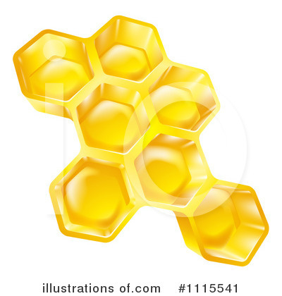 Honeycombs Clipart #1115541 by AtStockIllustration