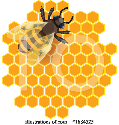 Bees Clipart #1684525 by Vector Tradition SM