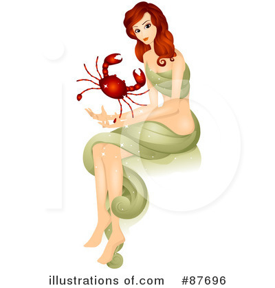 Royalty-Free (RF) Horoscope Woman Clipart Illustration by BNP Design Studio - Stock Sample #87696