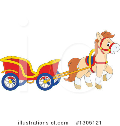 Carriage Clipart #1305121 by Alex Bannykh