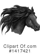 Horse Clipart #1417421 by Vector Tradition SM