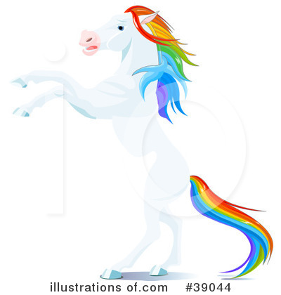 Royalty-Free (RF) Horse Clipart Illustration by Pushkin - Stock Sample #39044