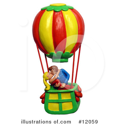 Hot Air Balloon Clipart #33770 - Illustration by Alex Bannykh
