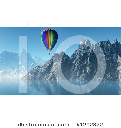 Hot Air Balloon Clipart #1292822 by KJ Pargeter