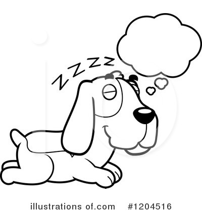 Royalty-Free (RF) Hound Clipart Illustration by Cory Thoman - Stock Sample #1204516