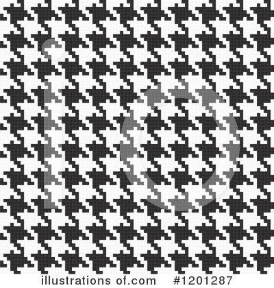 Houndstooth Clipart #1201287 by Arena Creative