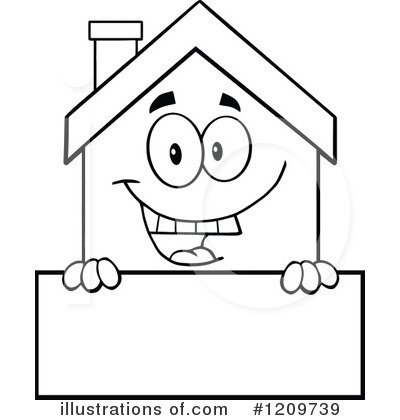 House Clipart #1209739 - Illustration by Hit Toon