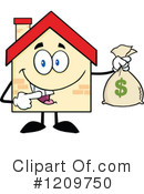 House Clipart #1209750 by Hit Toon