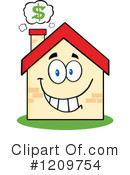 House Clipart #1209754 by Hit Toon