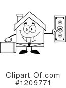 House Clipart #1209771 by Hit Toon