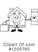 House Clipart #1209783 by Hit Toon