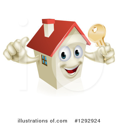 Royalty-Free (RF) House Clipart Illustration by AtStockIllustration - Stock Sample #1292924