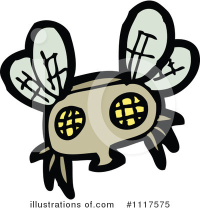 House Fly Clipart #1117575 by lineartestpilot