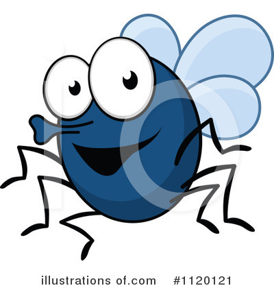 House Flies Clipart #1120121 by Vector Tradition SM