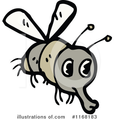 Royalty-Free (RF) House Fly Clipart Illustration by lineartestpilot - Stock Sample #1168183