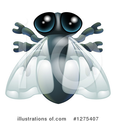 Housefly Clipart #1275407 by AtStockIllustration