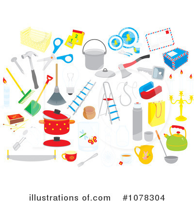Household Clipart #1078304 by Alex Bannykh