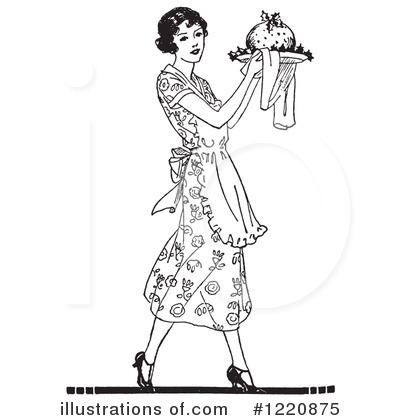 Royalty-Free (RF) Housewife Clipart Illustration by Picsburg - Stock Sample #1220875