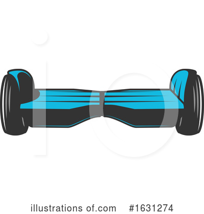 Hoverboard Clipart #1631274 by Vector Tradition SM