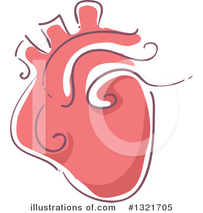 Royalty-Free (RF) Human Heart Clipart Illustration by BNP Design Studio - Stock Sample #1321705