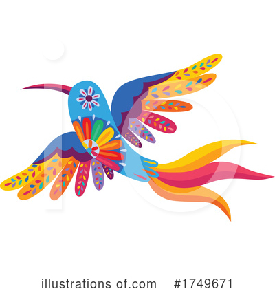Hummingbird Clipart #1749671 by Vector Tradition SM