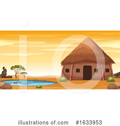 Hut Clipart #1633953 - Illustration by Graphics RF