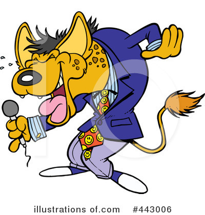 Royalty-Free (RF) Hyena Clipart Illustration by toonaday - Stock Sample #443006