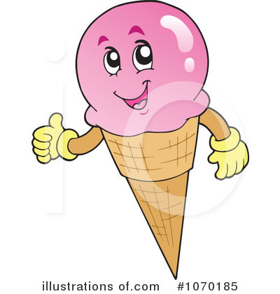 Royalty-Free (RF) Ice Cream Clipart Illustration by visekart - Stock Sample #1070185