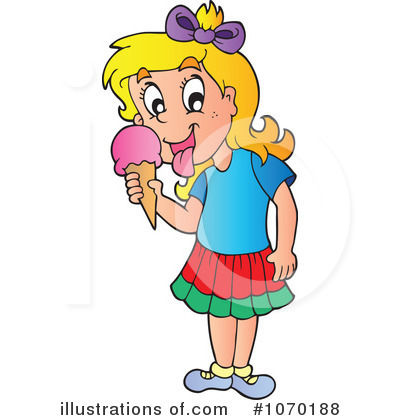 Royalty-Free (RF) Ice Cream Clipart Illustration by visekart - Stock Sample #1070188