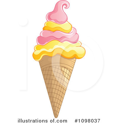 Royalty-Free (RF) Ice Cream Clipart Illustration by visekart - Stock Sample #1098037