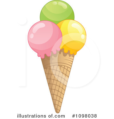 Royalty-Free (RF) Ice Cream Clipart Illustration by visekart - Stock Sample #1098038