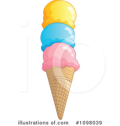 Royalty-Free (RF) Ice Cream Clipart Illustration by visekart - Stock Sample #1098039
