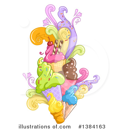 Ice Cream Cone Clipart #1384163 by BNP Design Studio