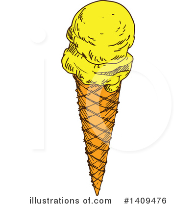 Royalty-Free (RF) Ice Cream Clipart Illustration by Vector Tradition SM - Stock Sample #1409476