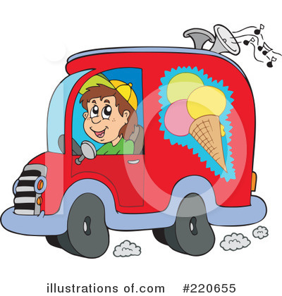Royalty-Free (RF) Ice Cream Clipart Illustration by visekart - Stock Sample #220655