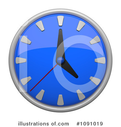 Time Clipart #1091019 by Leo Blanchette