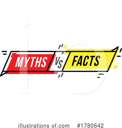 Myths Vs Facts Clipart #1780642 by Vector Tradition SM