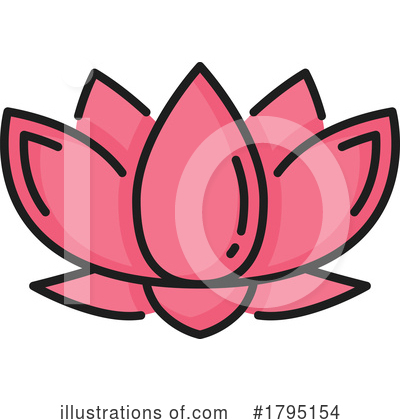Lotus Flower Clipart #1795154 by Vector Tradition SM