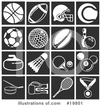 Basketball Clipart #19801 by AtStockIllustration