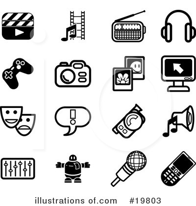 Speakers Clipart #19803 by AtStockIllustration