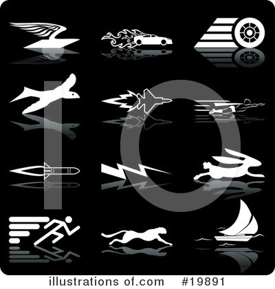 Airplane Clipart #19891 by AtStockIllustration