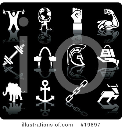 Muscle Clipart #19897 by AtStockIllustration