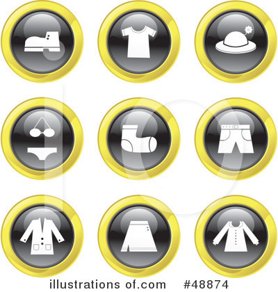 Royalty-Free (RF) Icons Clipart Illustration by Prawny - Stock Sample #48874