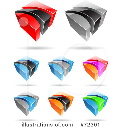 Royalty-Free (RF) Icons Clipart Illustration by cidepix - Stock Sample #72301