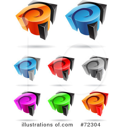 Royalty-Free (RF) Icons Clipart Illustration by cidepix - Stock Sample #72304