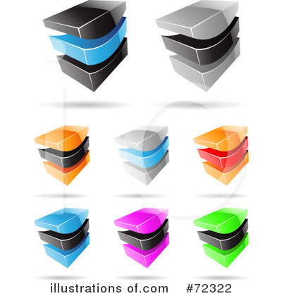 Royalty-Free (RF) Icons Clipart Illustration by cidepix - Stock Sample #72322