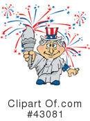 Independence Day Clipart #43081 by Dennis Holmes Designs