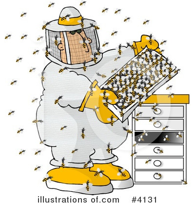 Beekeeper Clipart #4131 by djart